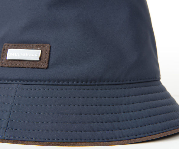 Paul Shark Metal Plate Logo Bucket Hat
