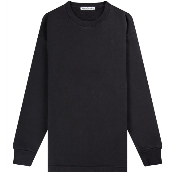 Acne Studios 'Embroidered Text' Sweatshirt Black