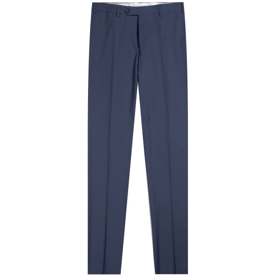 Canali Hairline Striped Trouser Navy