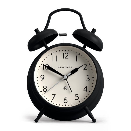 NEWGATE Covent Garden Alarm Clock Matte Black