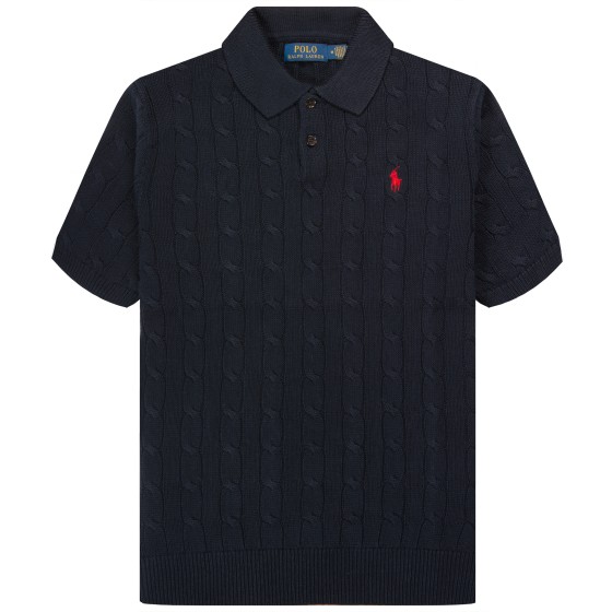 Polo Ralph Lauren Cable Knit SS Polo Hunter Navy