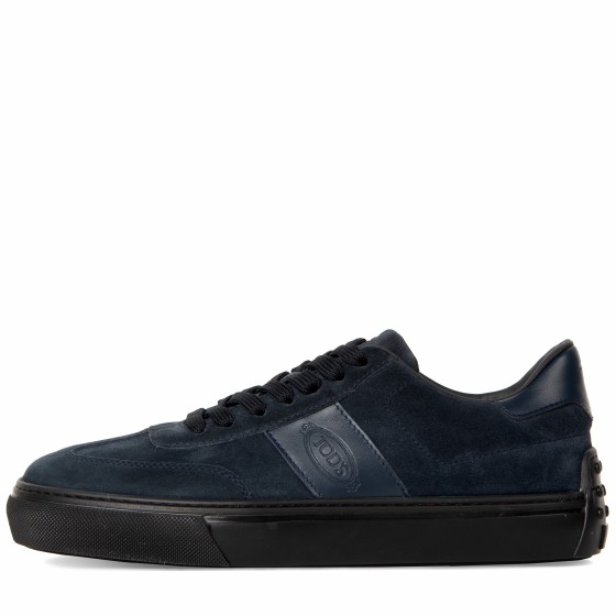 TODS Suede Lace Up Trainer Navy
