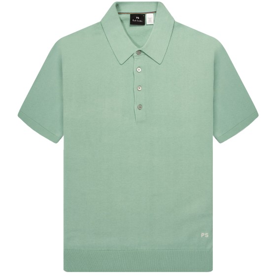 Paul Smith Classic Knit Polo Green