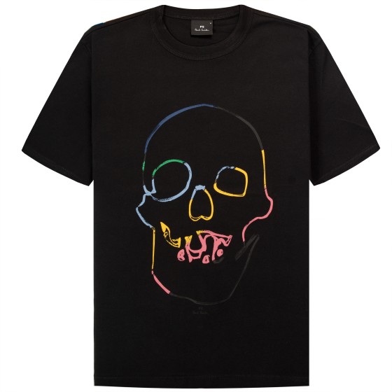 Paul Smith Skull Printed T-Shirt Black