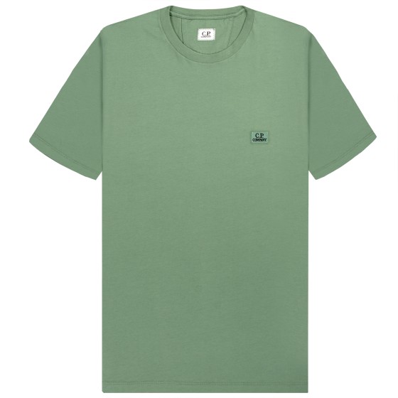 C.P. Company 30/1 Box Logo T-Shirt Green Bay