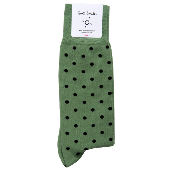 Paul Smith Fernando Polka Dot Socks Emerald Green