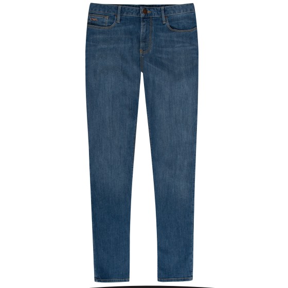 Emporio Armani J06 Slim Fit Denim Jeans Light Wash Denim
