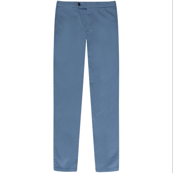 Canali Cotton Chinos Blue