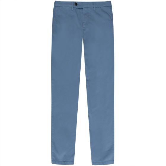 Canali Cotton Chinos Blue