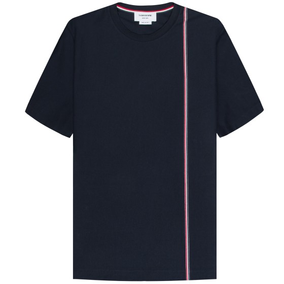 Thom Browne Vertical Stripe T-Shirt Navy