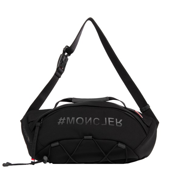 Moncler Grenoble Hashtag Logo Belt Bag Black
