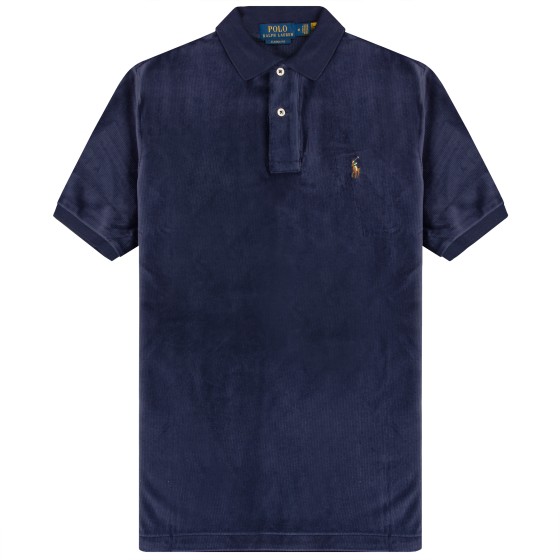 Polo Ralph Lauren Classic Fit Corduroy Polo Shirt Navy