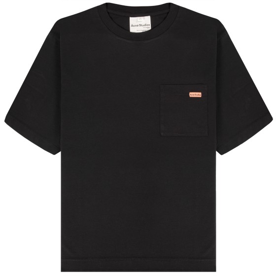 Acne Studios Patch Pocket T-Shirt Black