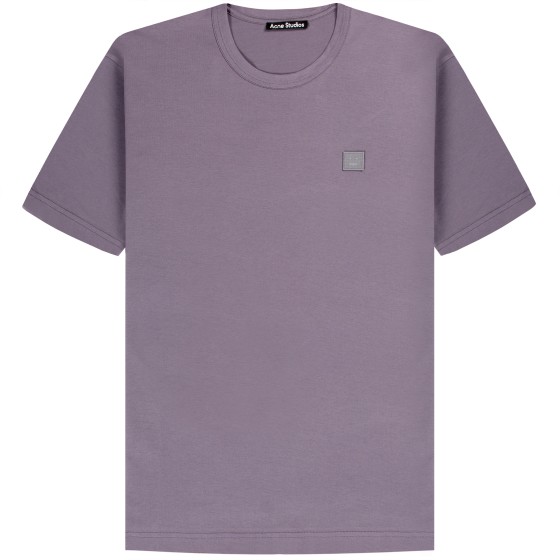 Acne Studios Nash Face T-Shirt Faded Purple