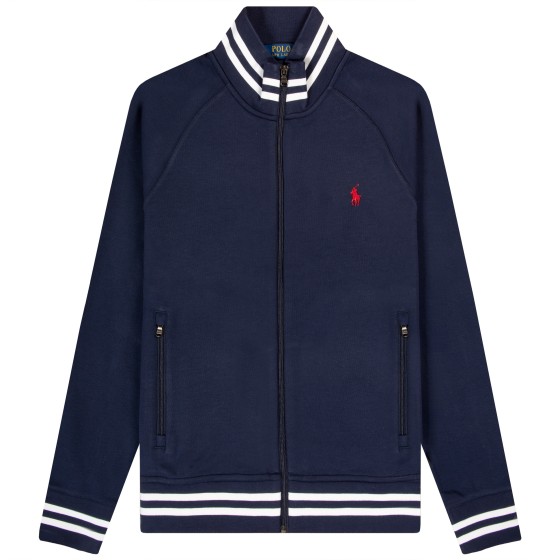 Polo Ralph Lauren Double Knit Track Jacket Navy
