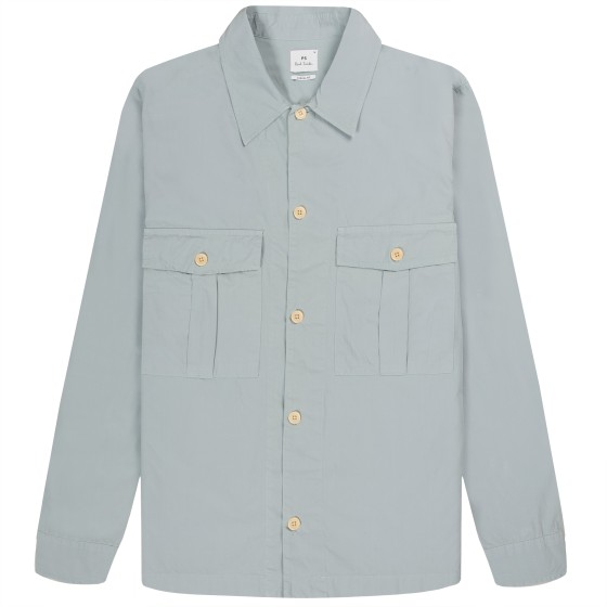 Paul Smith PS Casual Fit LS Shirt Jacket Blue