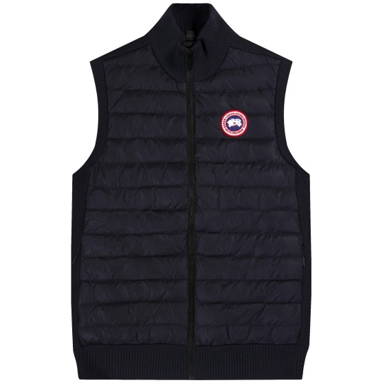 Canada Goose HyBridge Quilted Knit Vest Navy