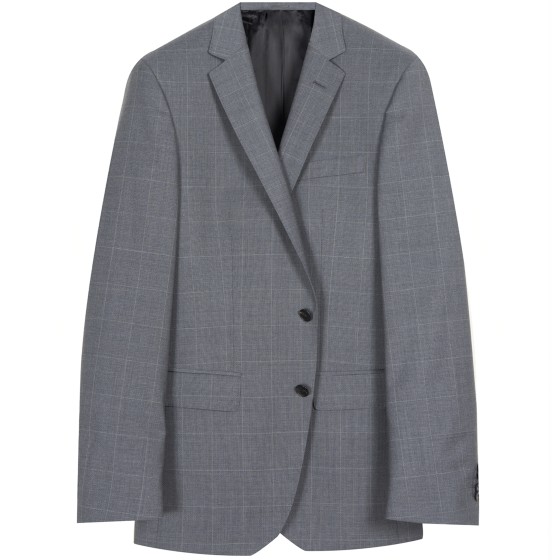 HUGO BOSS Huge6 Suit Jacket Open Grey