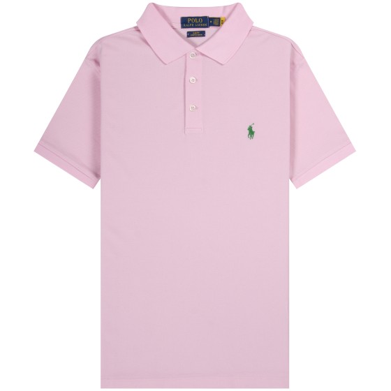 Polo Ralph Lauren 'Stretch Mesh' Slim Fit Polo Pink