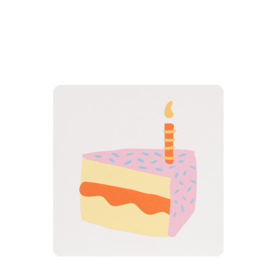 RASPBERRY BLOSSOM 'Birthday Cake' Card