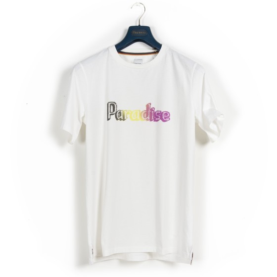 Paul Smith 'Paradise' Print T-Shirt White