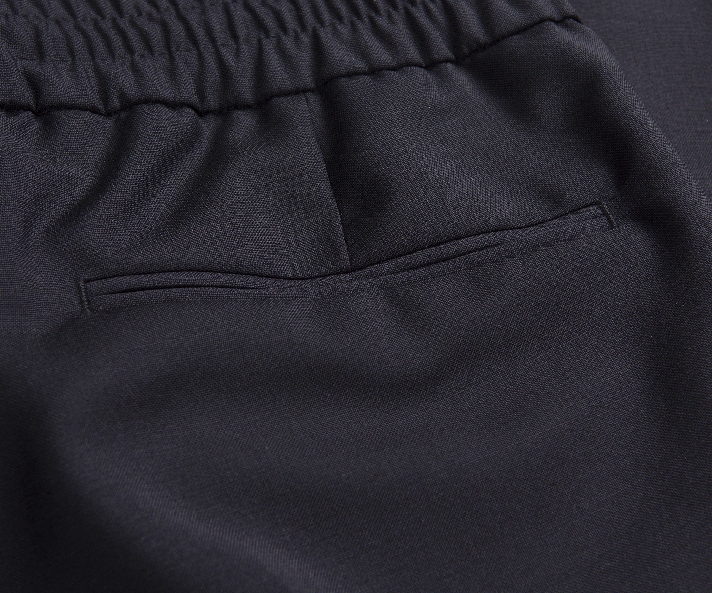 Acne Studios 'Ryder' Drawstring Trousers Navy