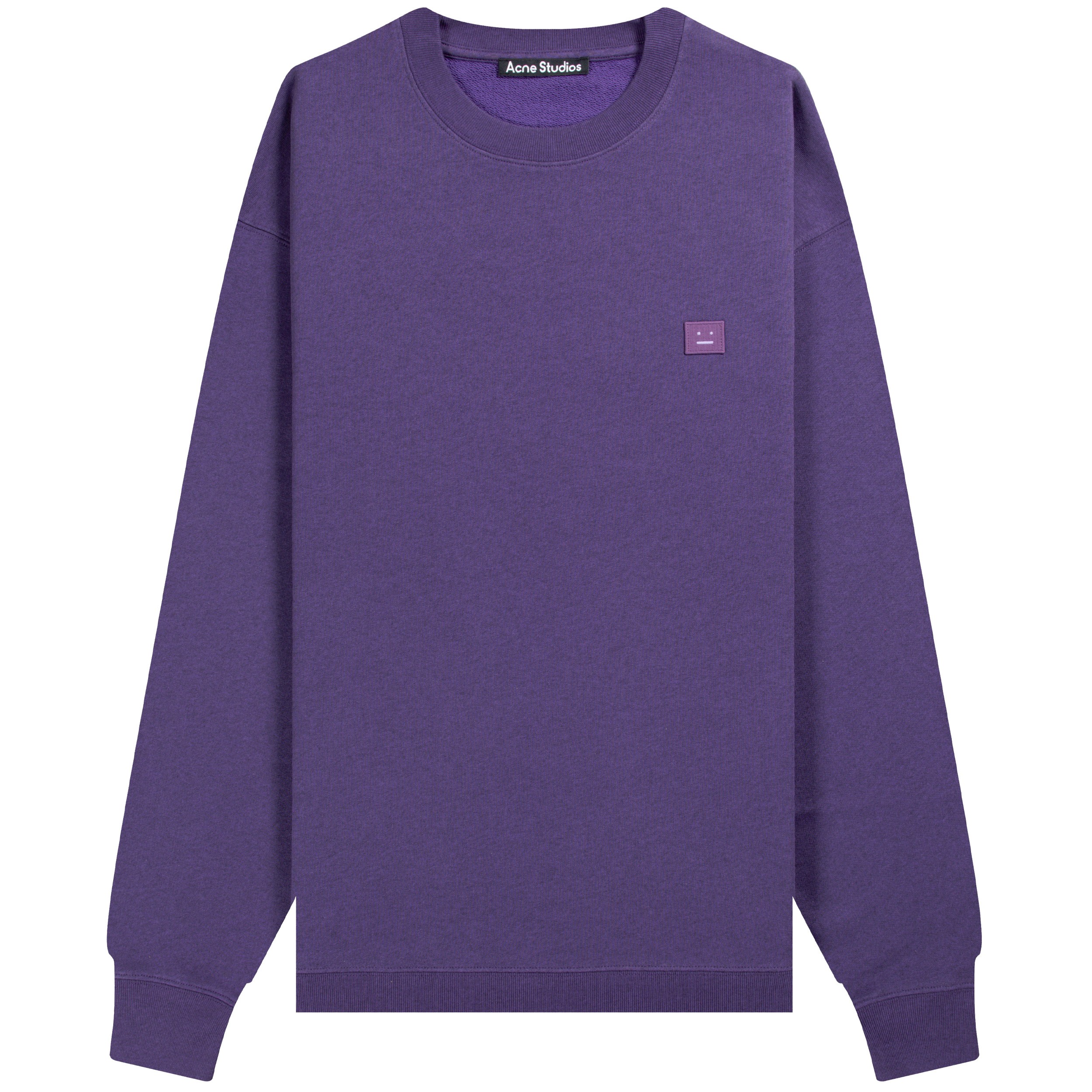 Acne Studios Forba Face Sweatshirt Purple