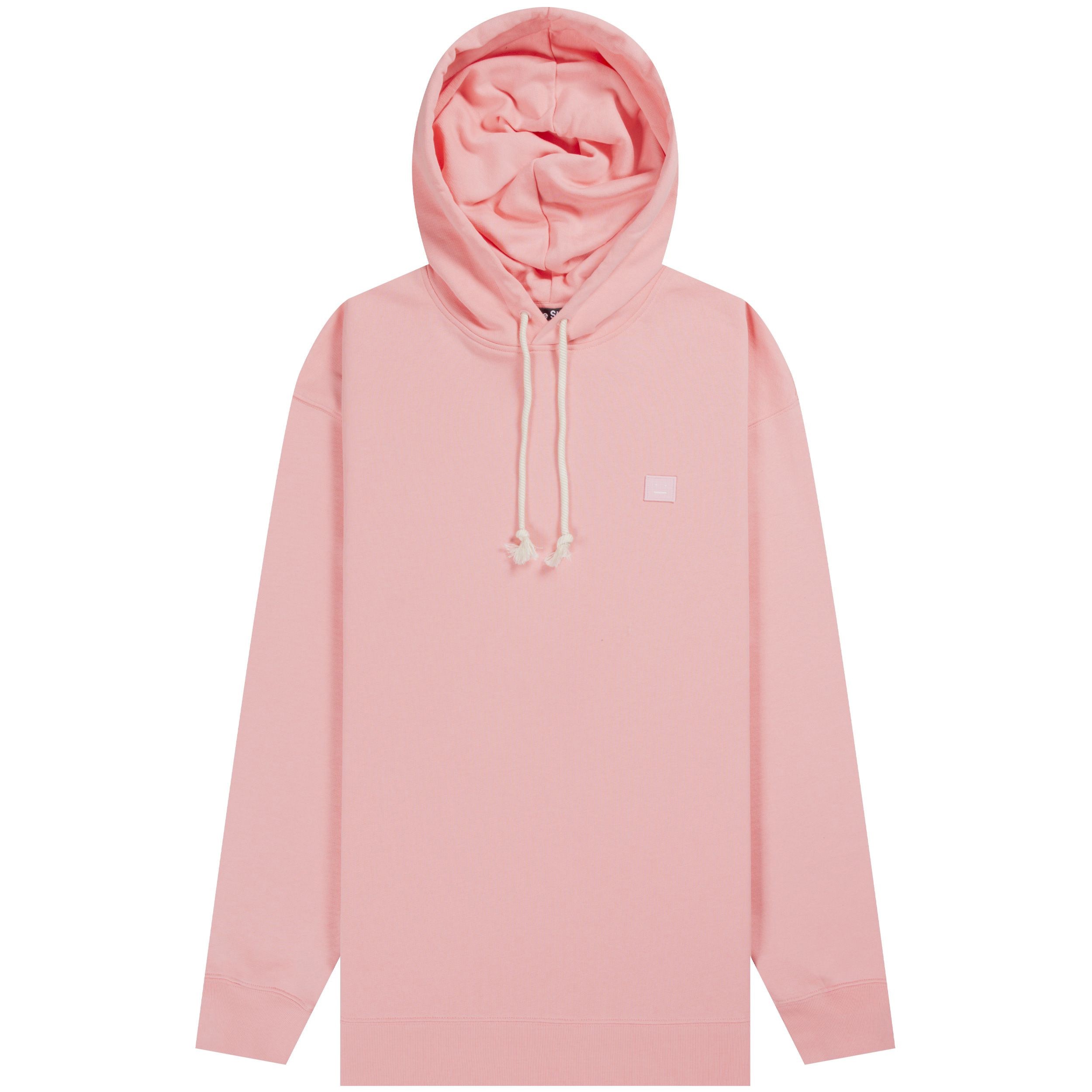 Acne Studios 'Farrin Face' Hooded Sweatshirt Blush Pink