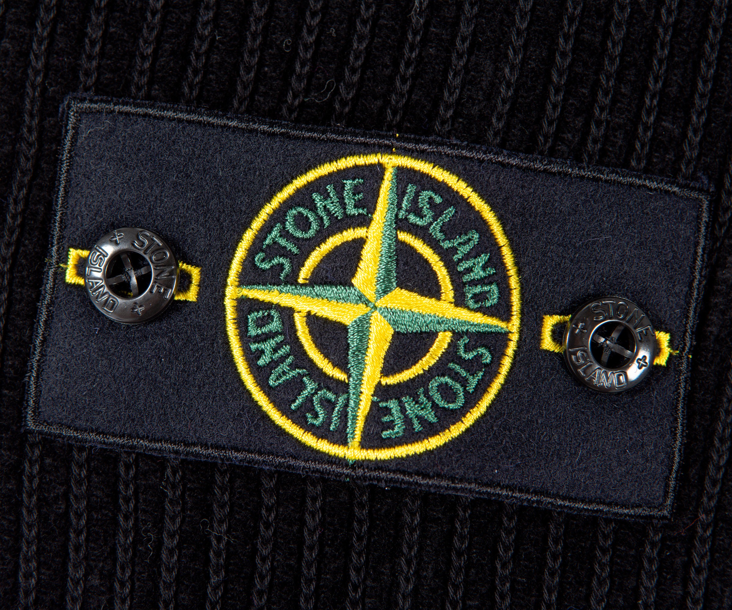 Stone Island 'Luxury Ribbed' Knit Black