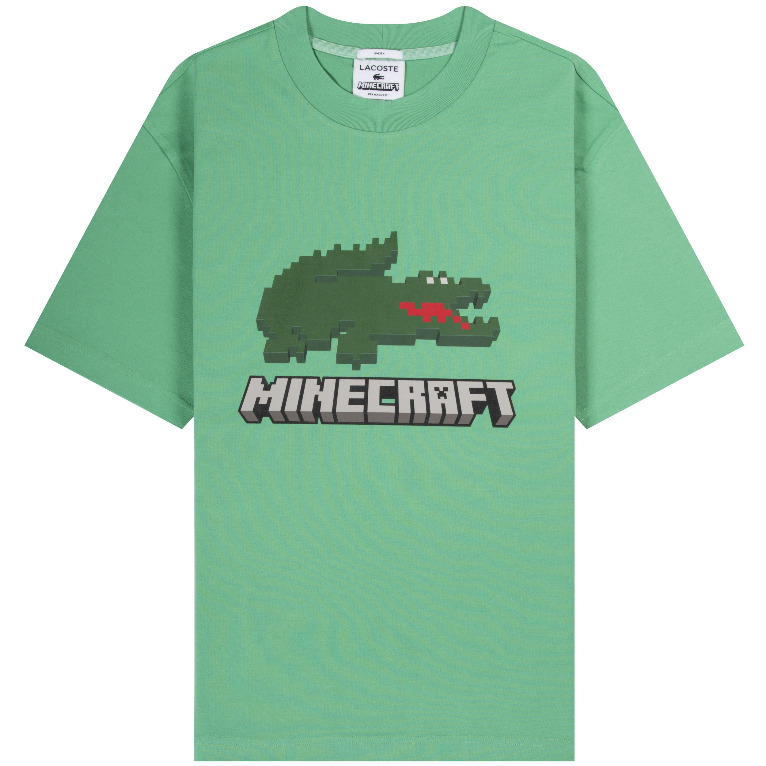 Lacoste X Minecraft 'Printed Logo' T-Shirt Green