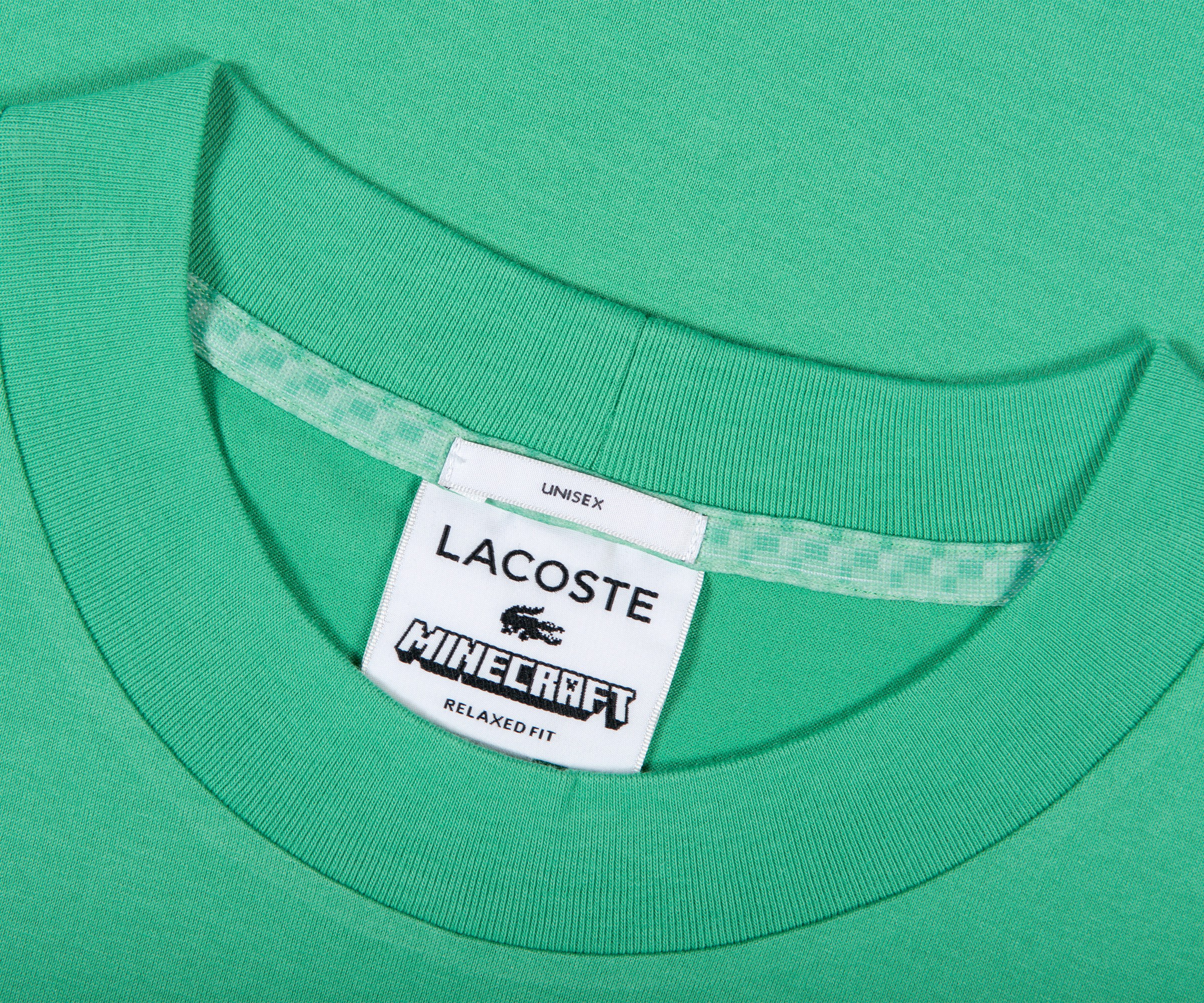 Lacoste X Minecraft 'Printed Logo' T-Shirt Green