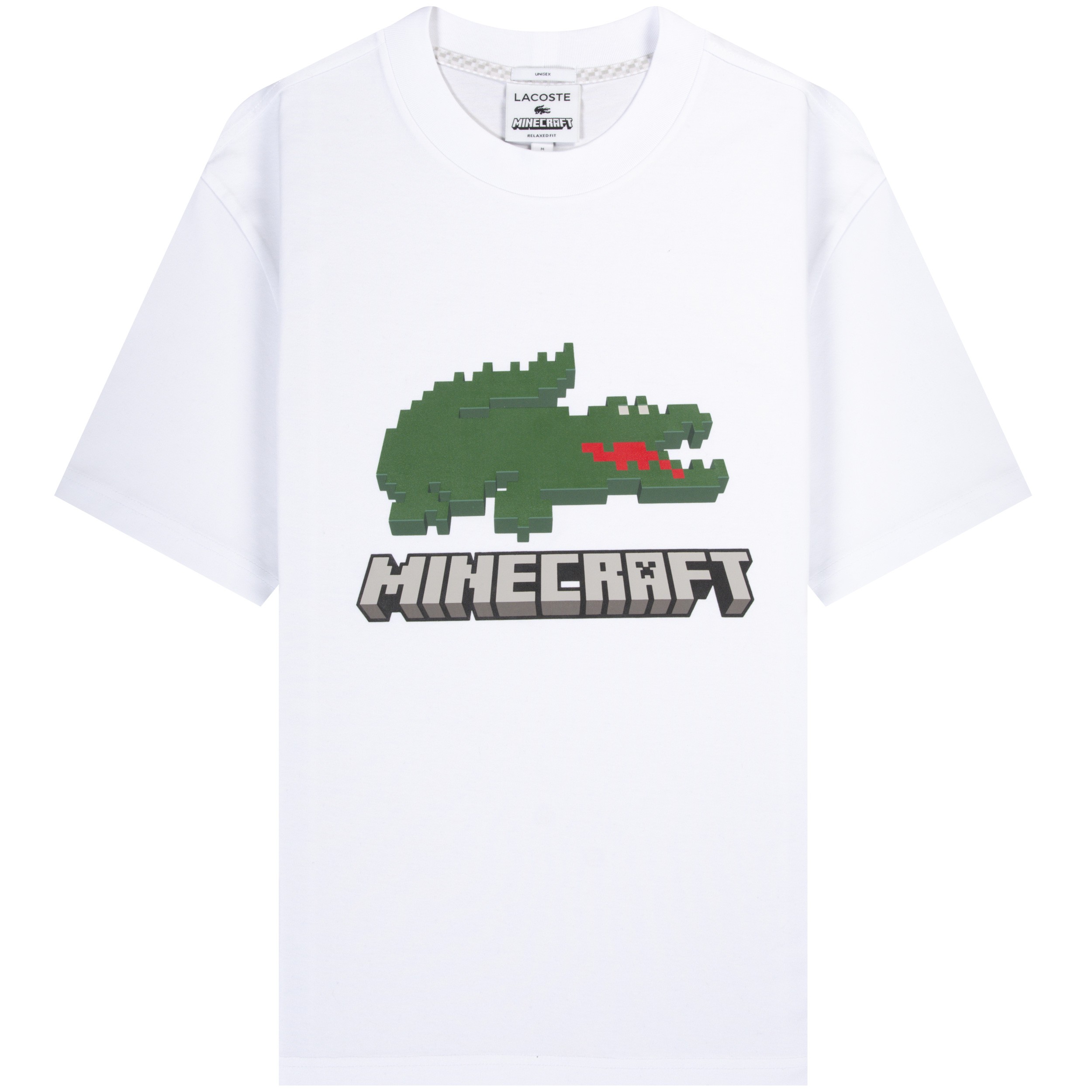 Lacoste x Minecraft 'Printed' Logo T-Shirt White