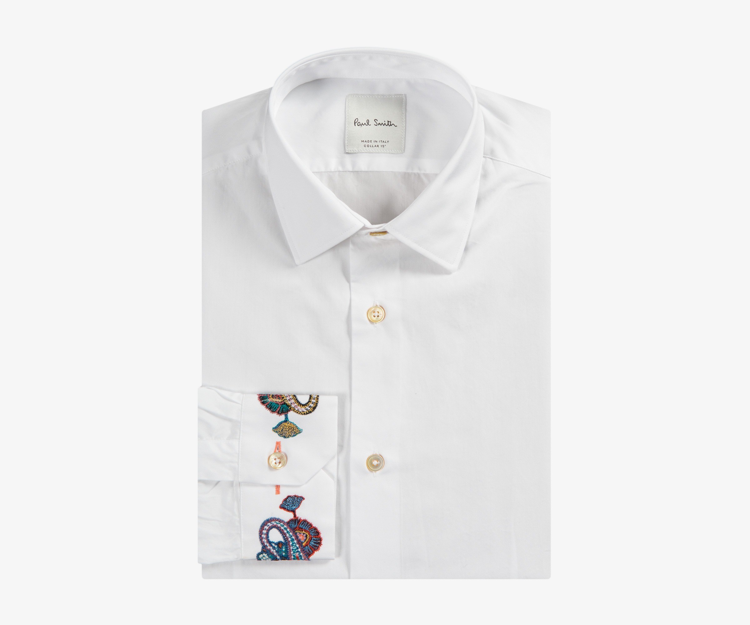 White Shirt with decorative buttons Paul Smith - Vitkac Italy