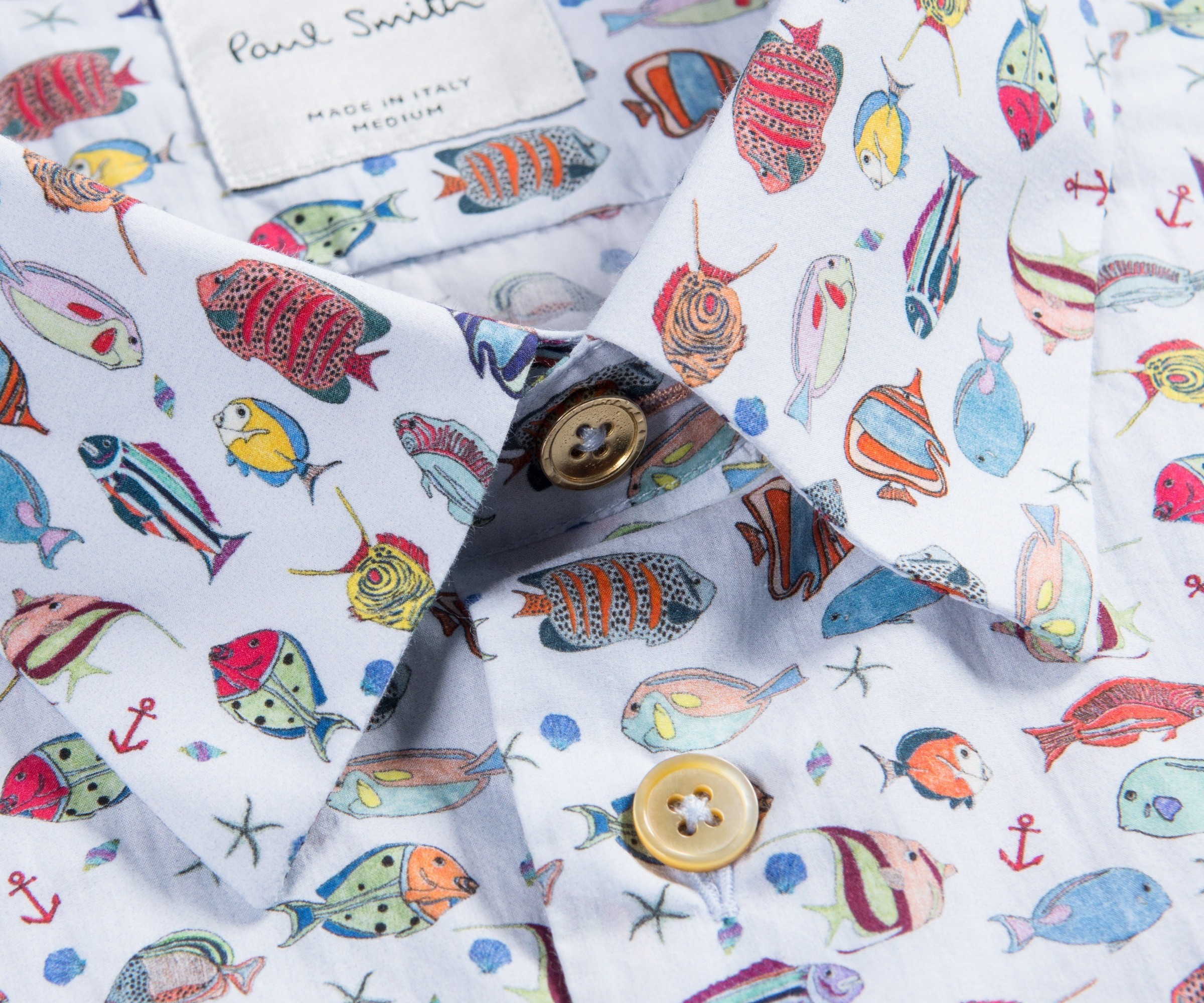 Paul Smith Tropical Fish Print Shirt