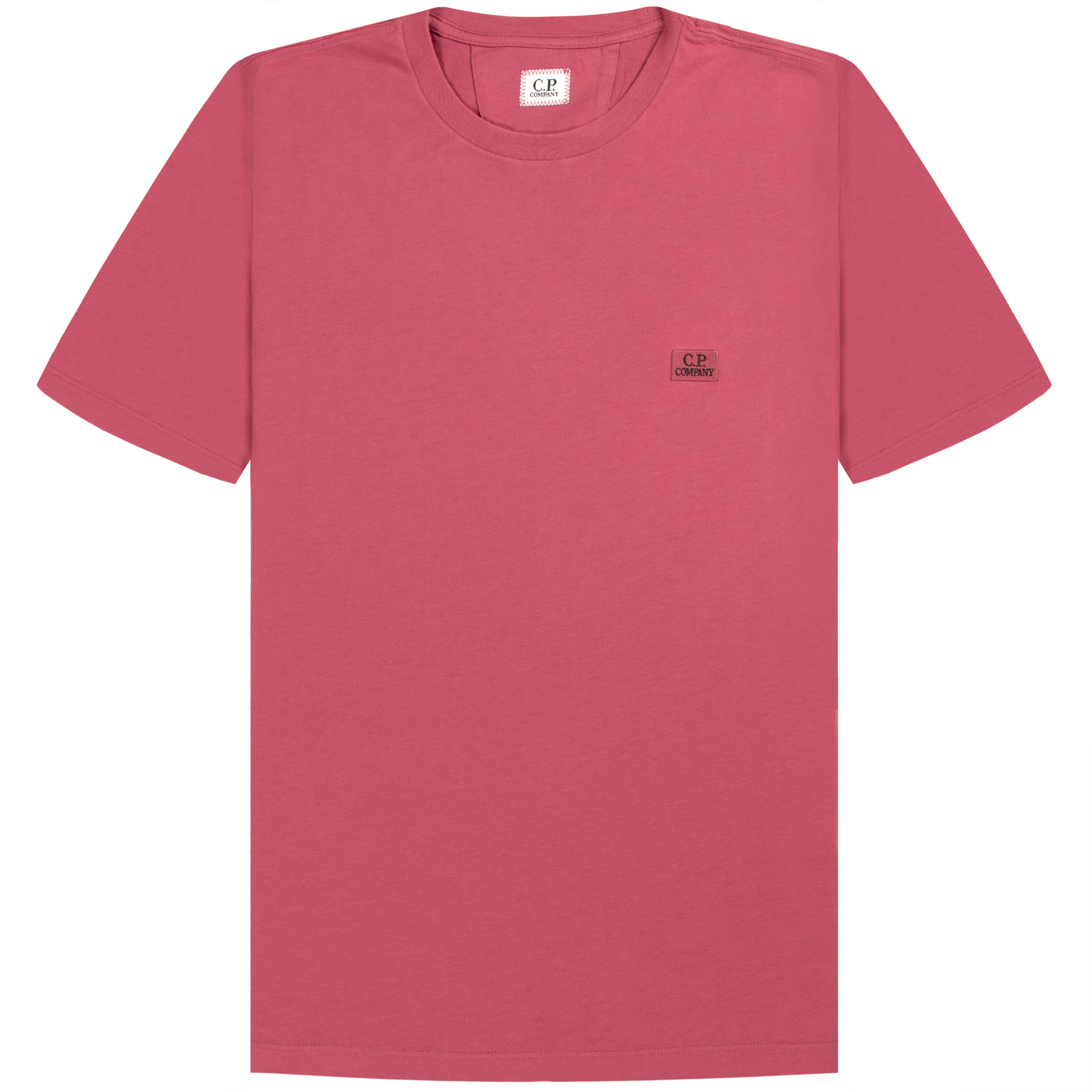 C.P. Company 30/1 Box Logo T-Shirt Red Bud