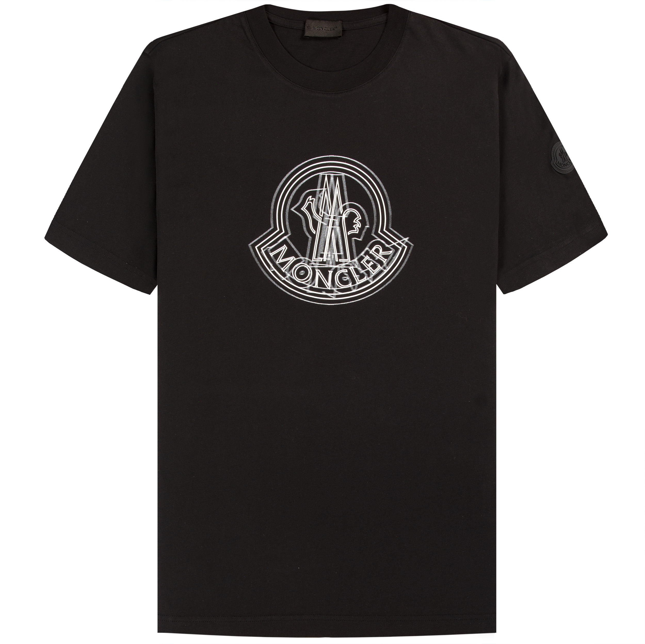 Moncler Large Logo T-Shirt Black/White