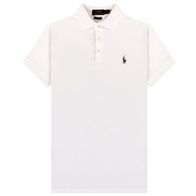 Polo Ralph Lauren Custom Slim Fit Soft Touch Polo White