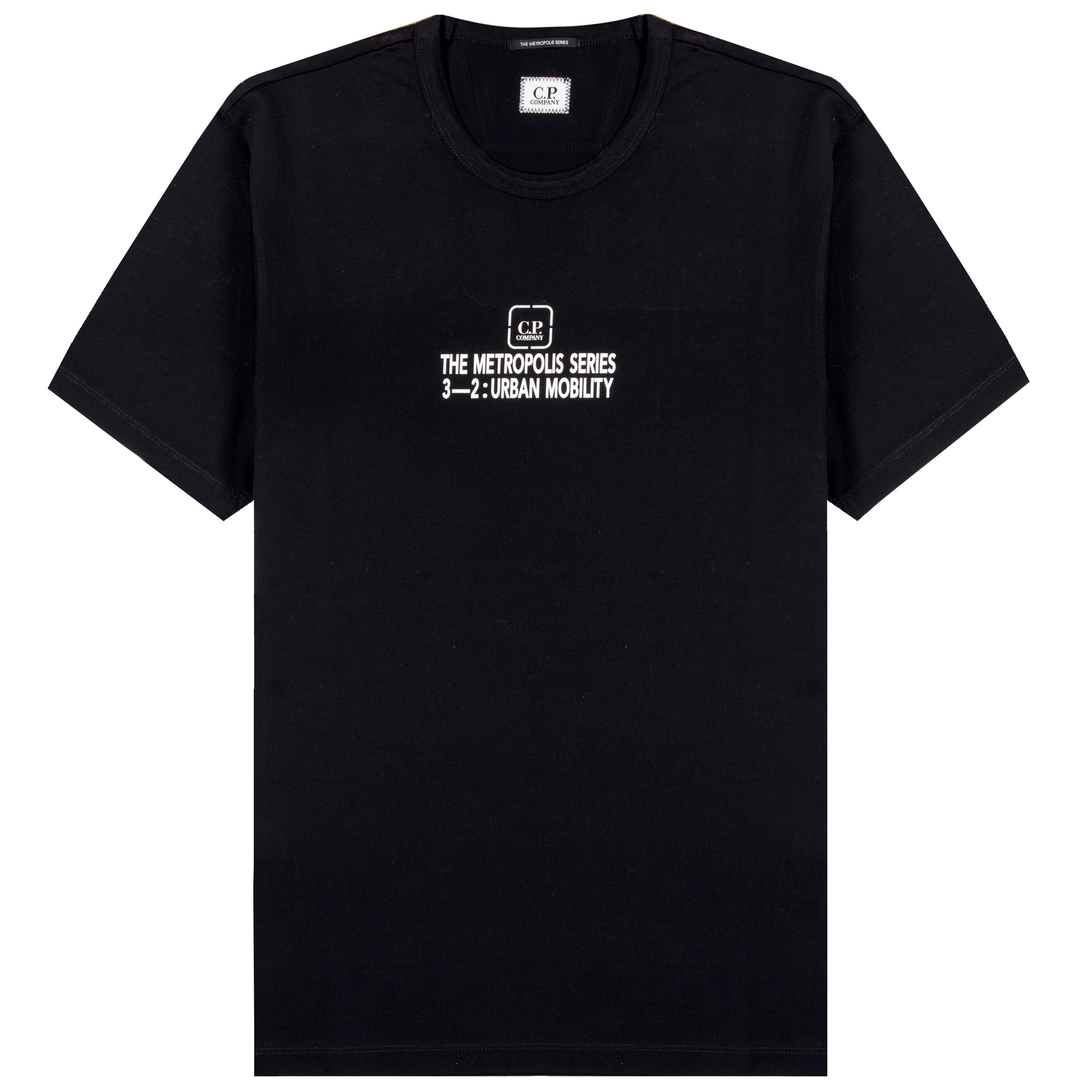 C.P. Company Metropolis Mercerized Reverse Graphic T-Shirt Total Eclipse