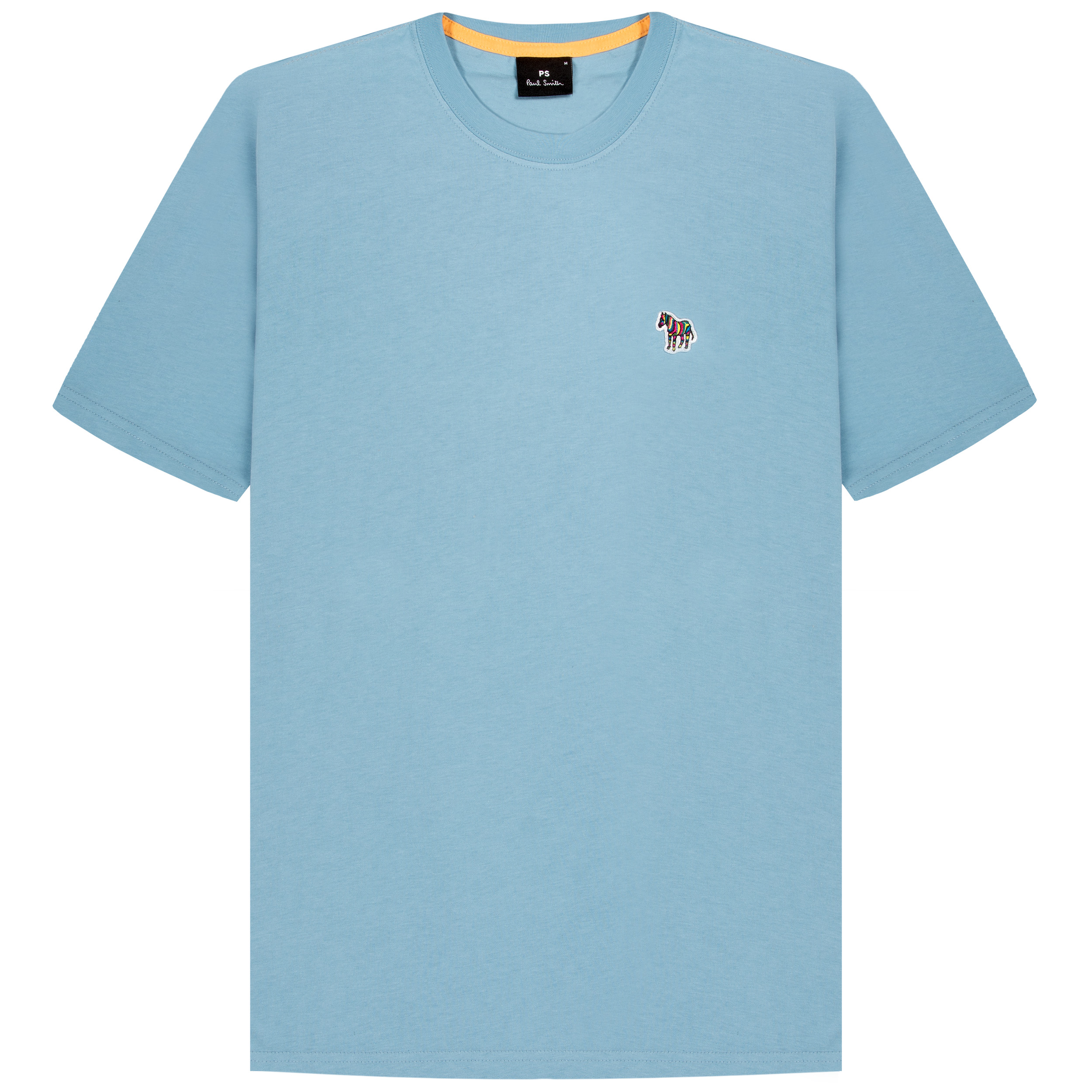 Paul Smith PS Classic Zebra Logo Crew T-Shirt Light Blue
