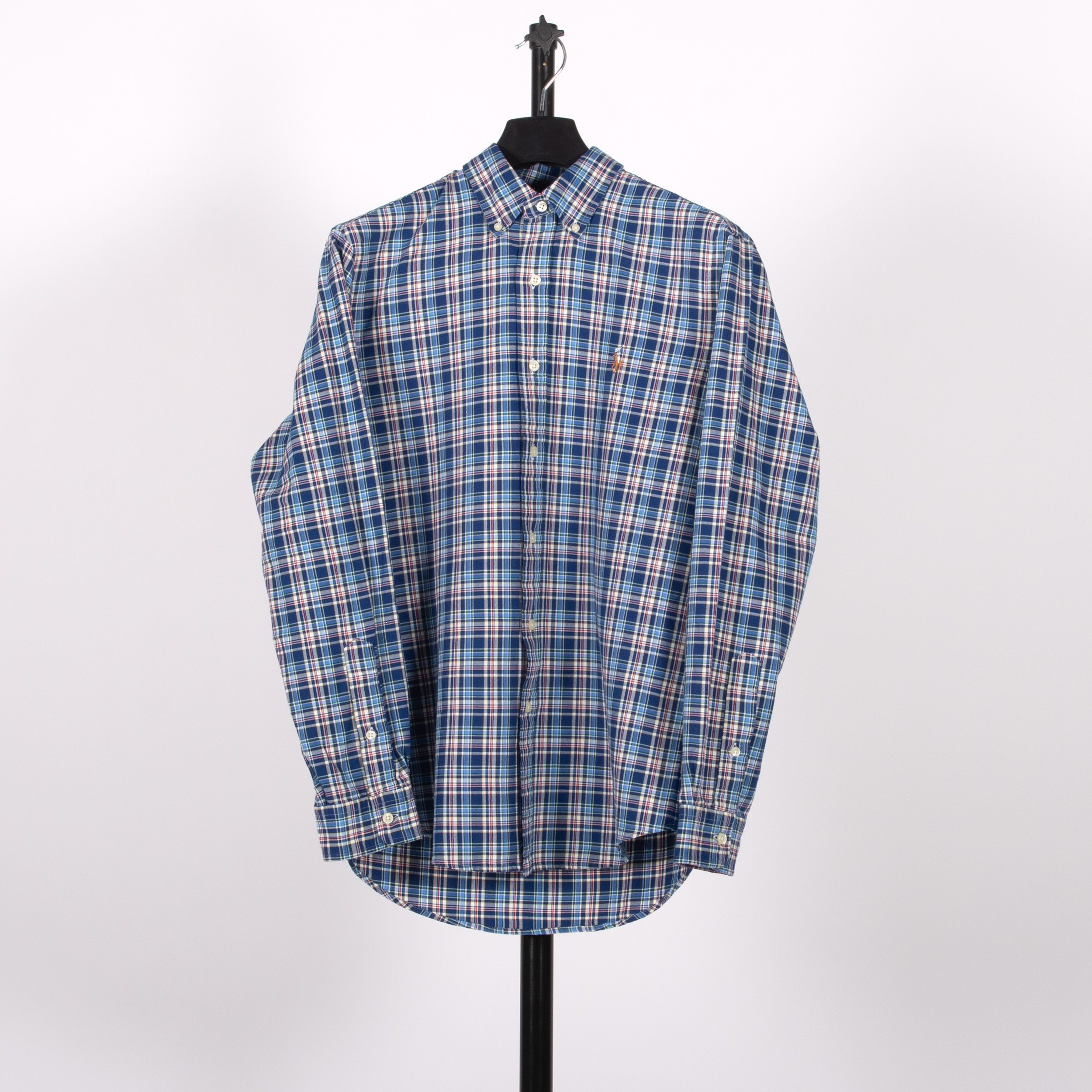 Polo Ralph Lauren Custom Fit Check LS Shirt Blue/Multi
