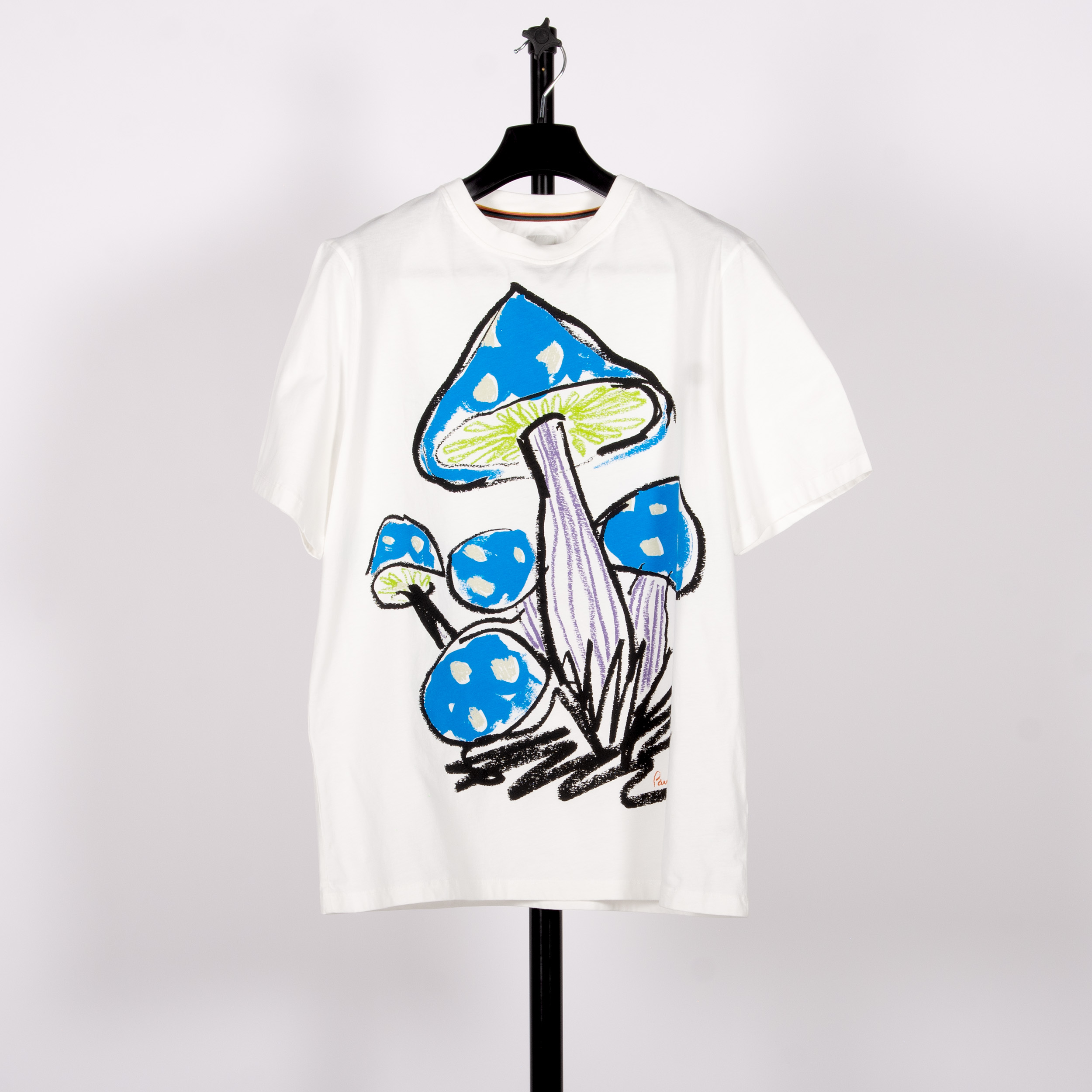 Paul Smith Mushroom Print T-Shirt White