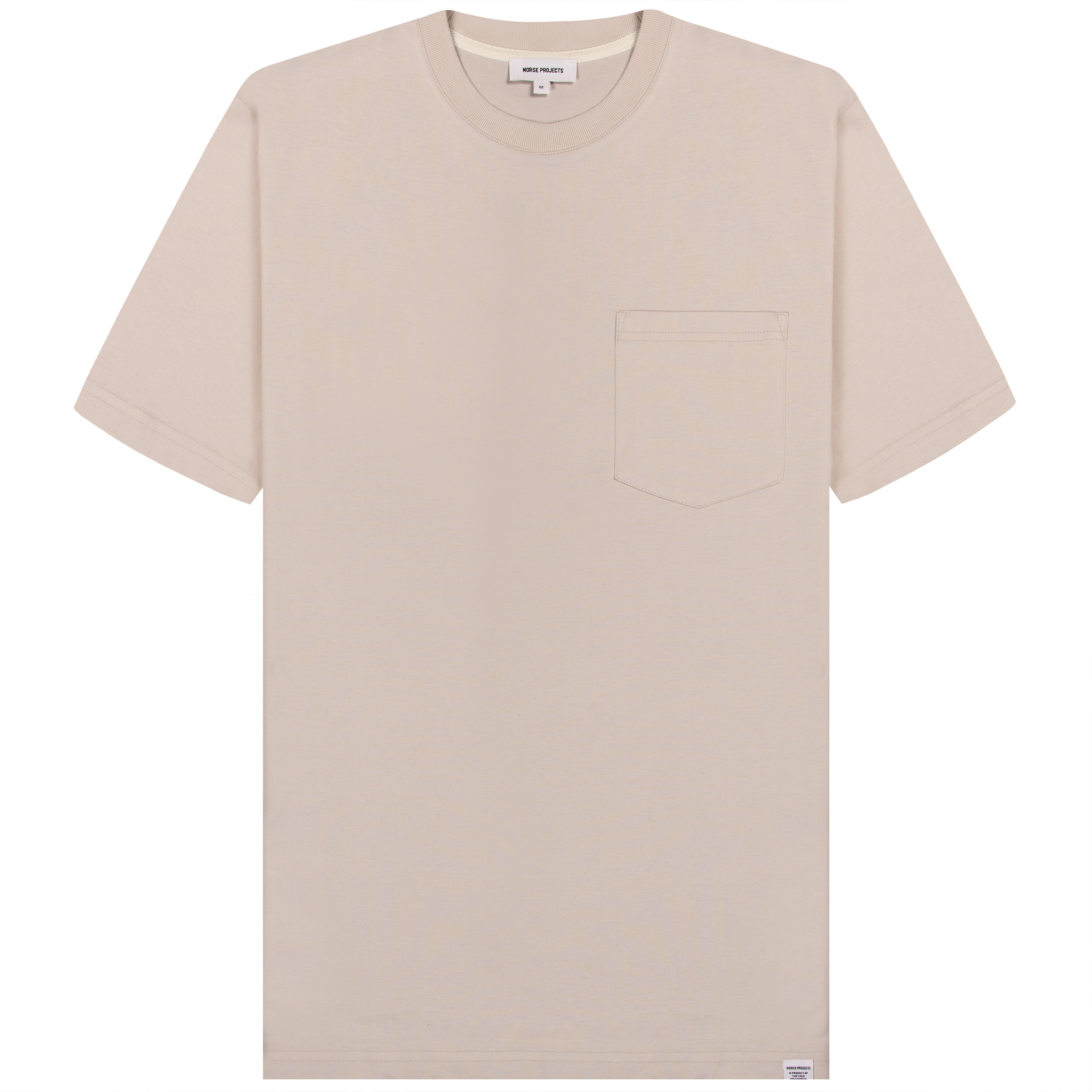 Norse Projects Johannes Standard Pocket SS T-Shirt Marble White