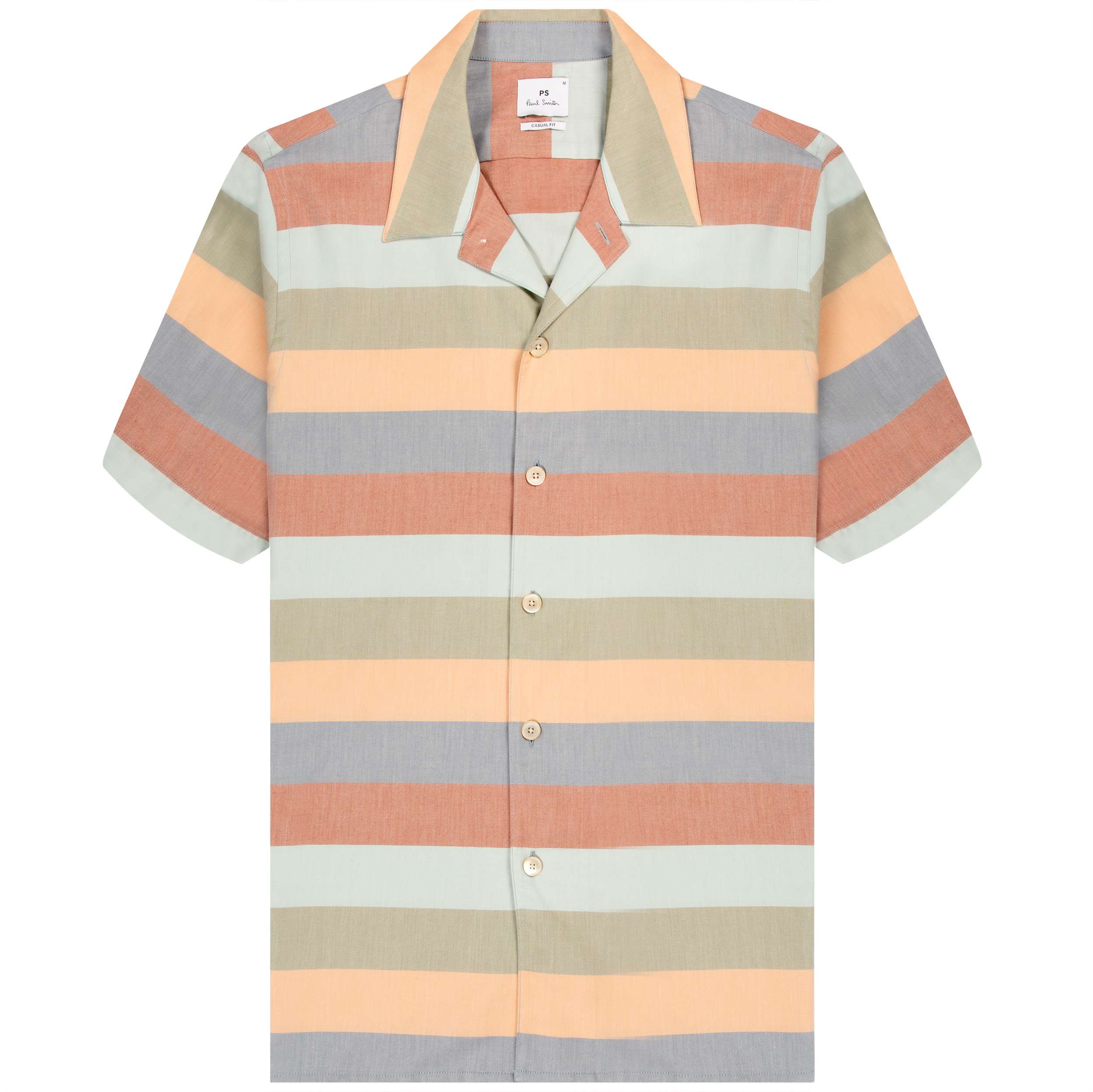 Paul Smith PS Casual Fit SS Striped Shirt Multi