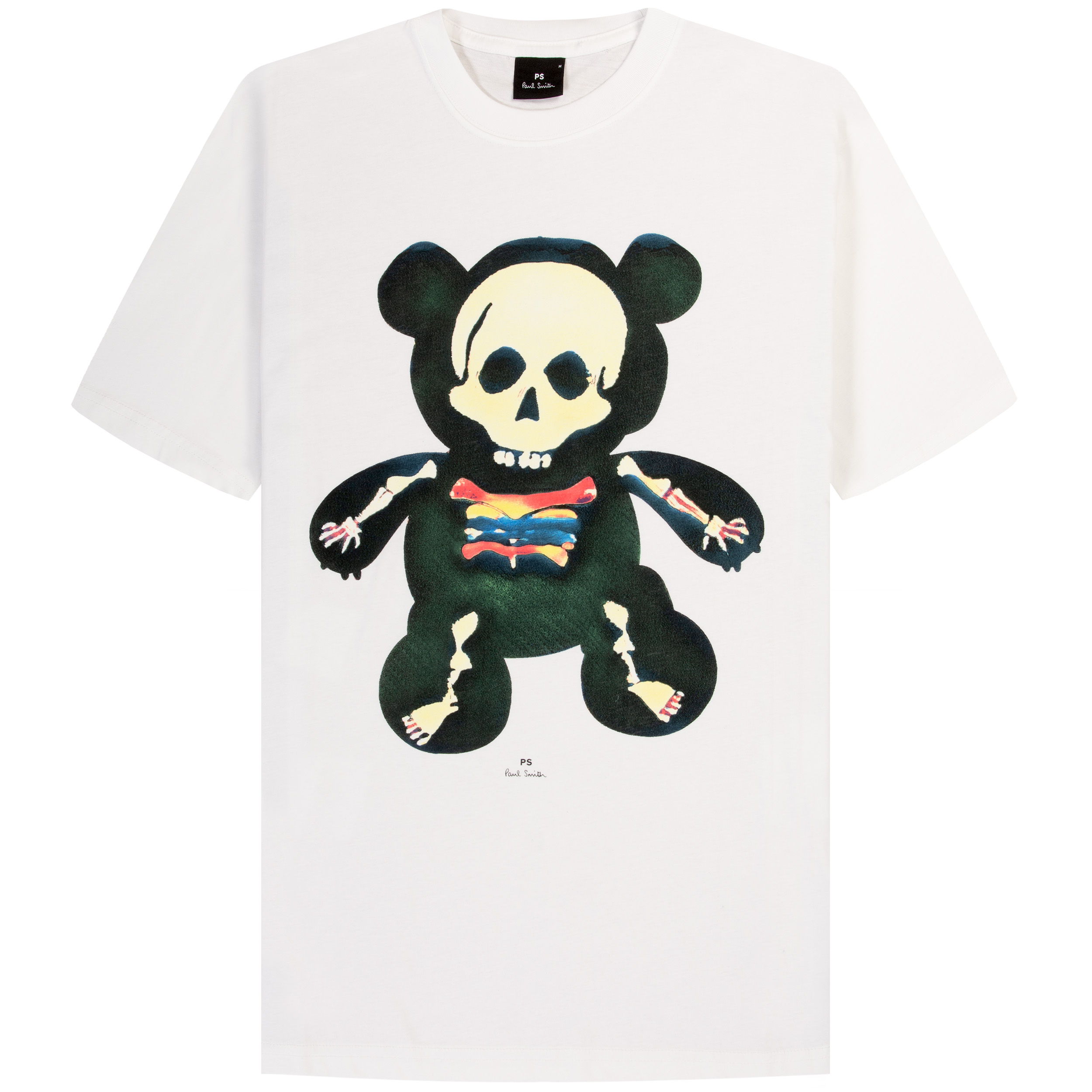 Paul Smith PS Teddy Skeleton Print T-Shirt White