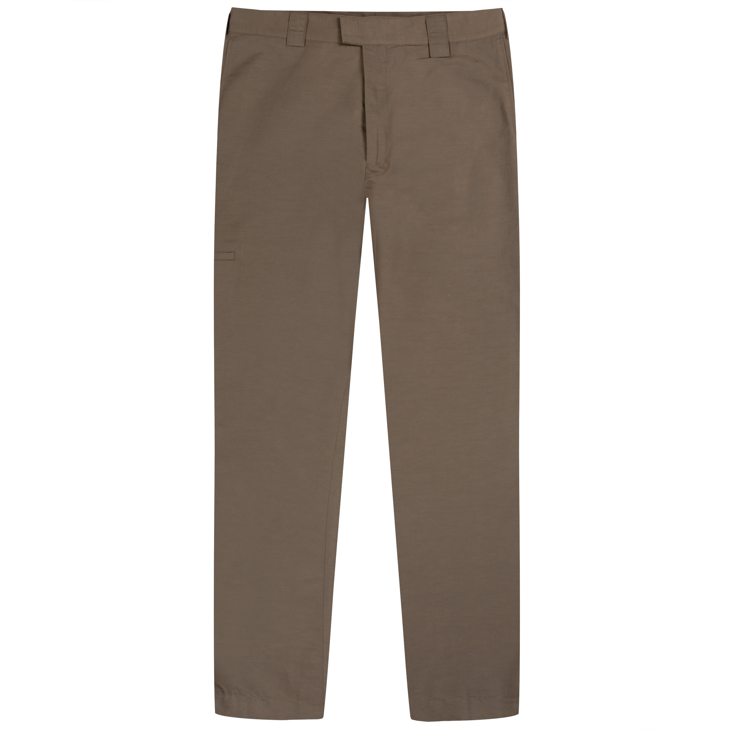 Paul Smith Cotton And Linen Blend Trousers Military Green