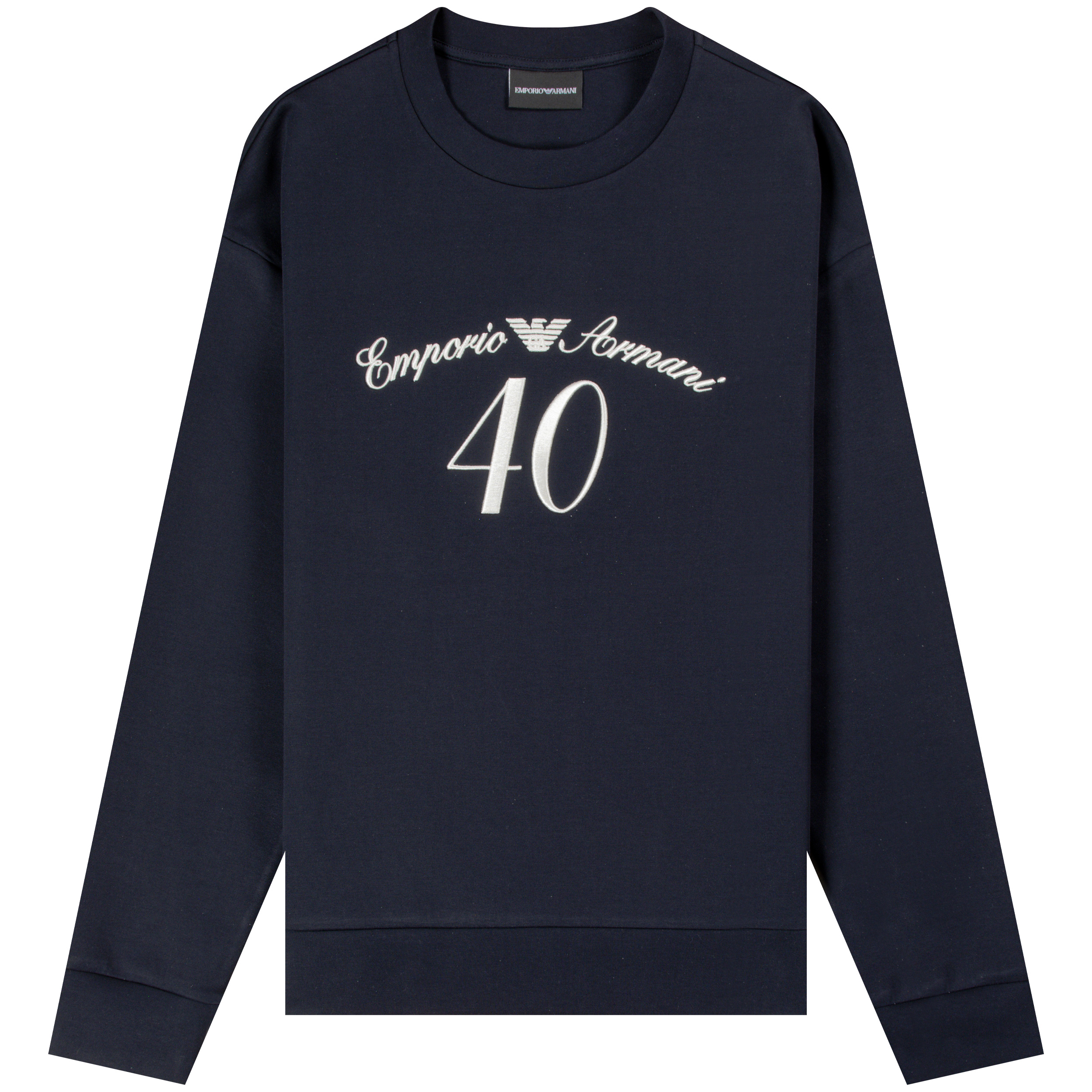 Emporio Armani ’40th Anniversary’ Sweatshirt Navy