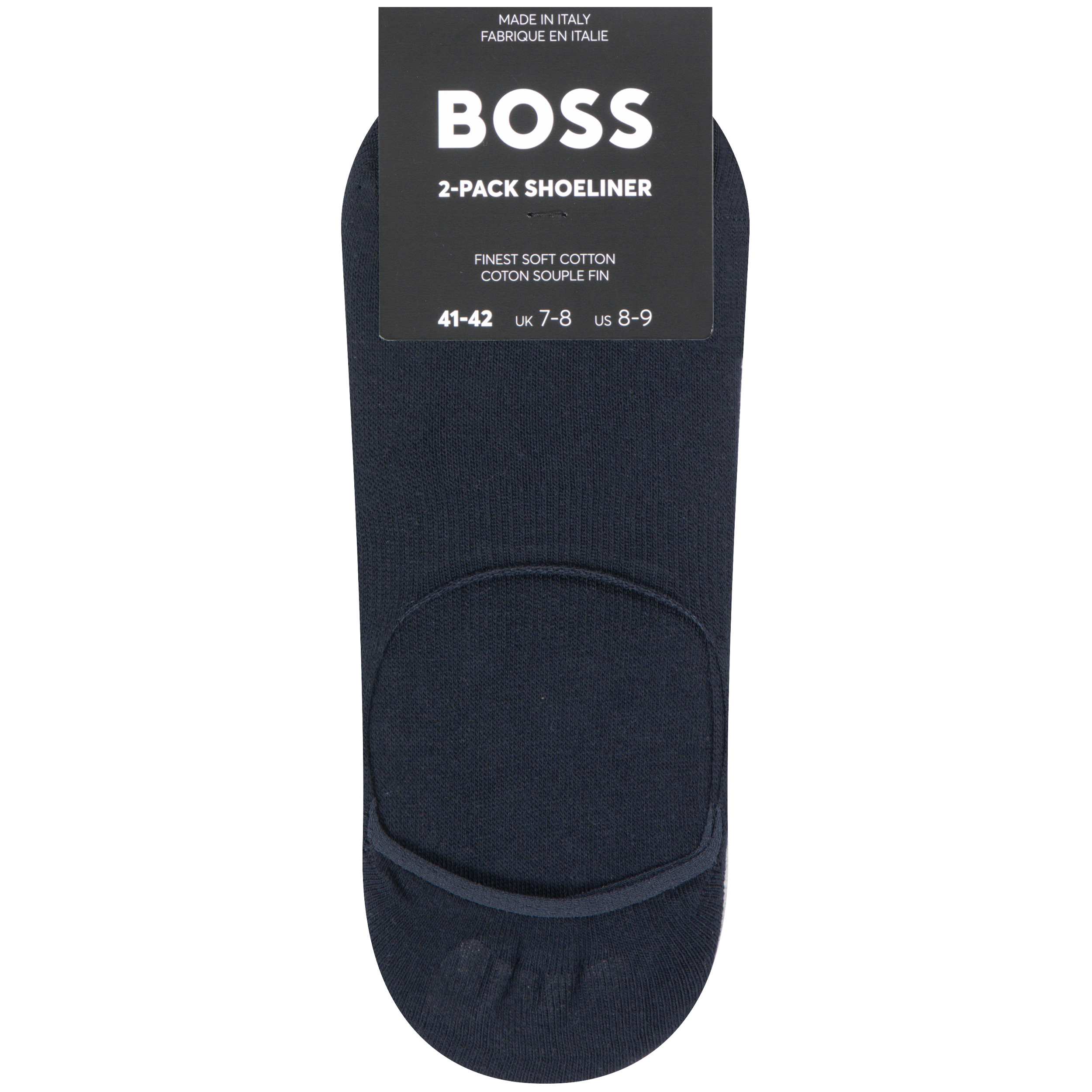BOSS ’2 Pack’ Shoe liner Socks Dark Blue