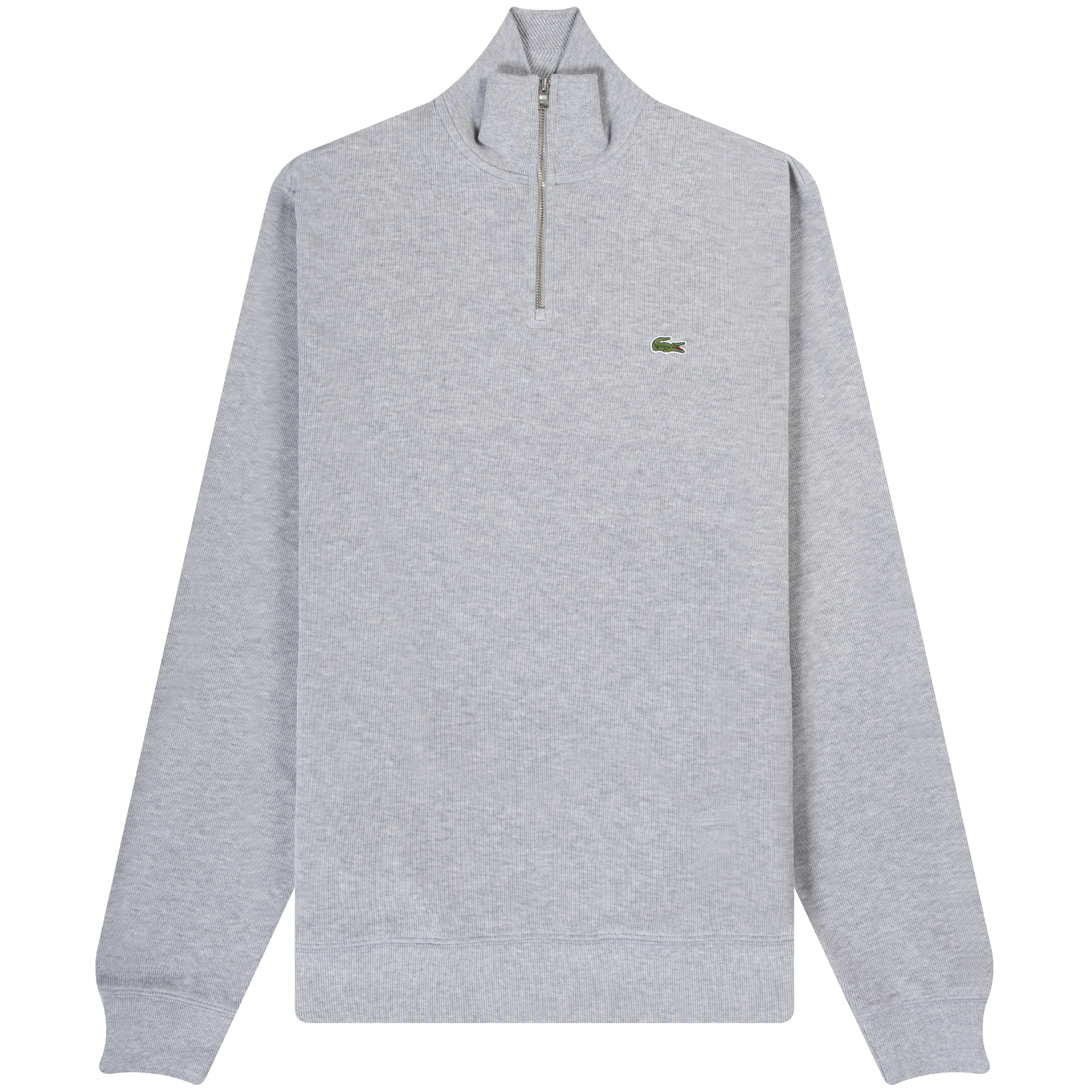 Lacoste ’Classic Logo’ 1/4 Zip Sweatshirt Grey
