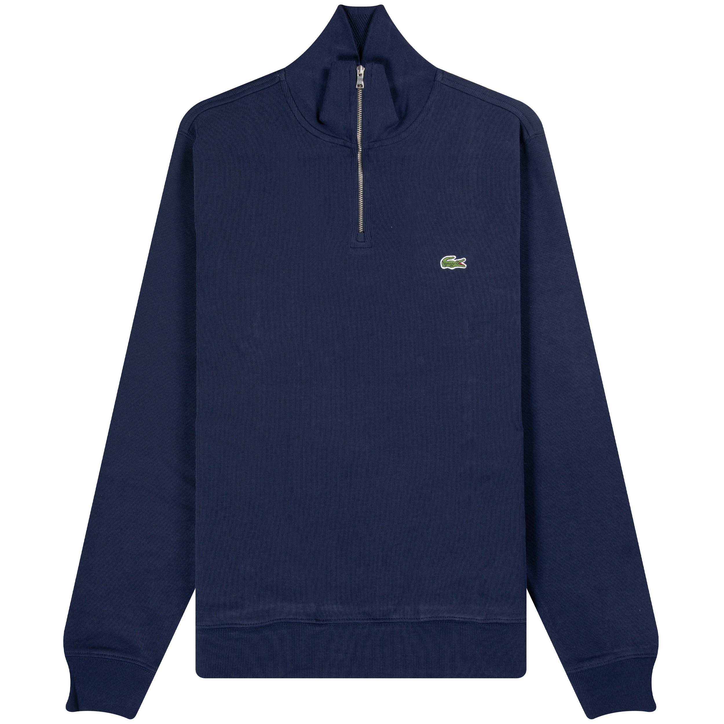 Lacoste ’Classic Logo’ 1/4 Zip Sweatshirt Navy