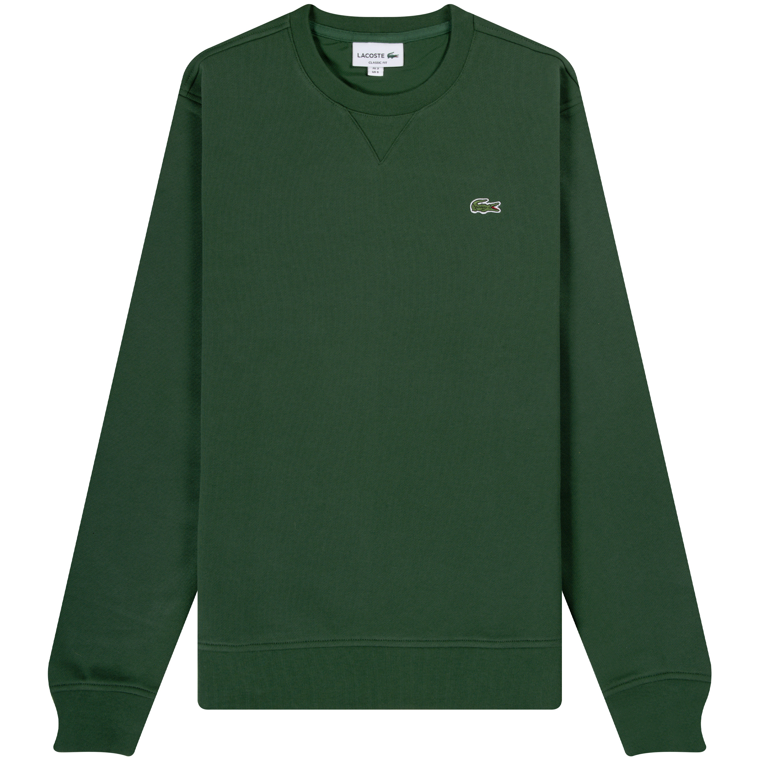 Lacoste ’Classic Logo’ Crewneck Sweatshirt Dark Green